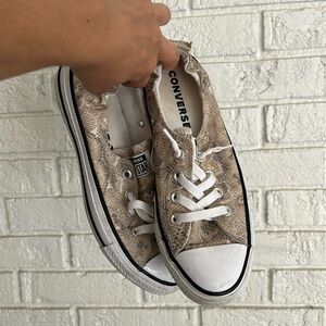 Converse All Star Snake Skin Sneakers